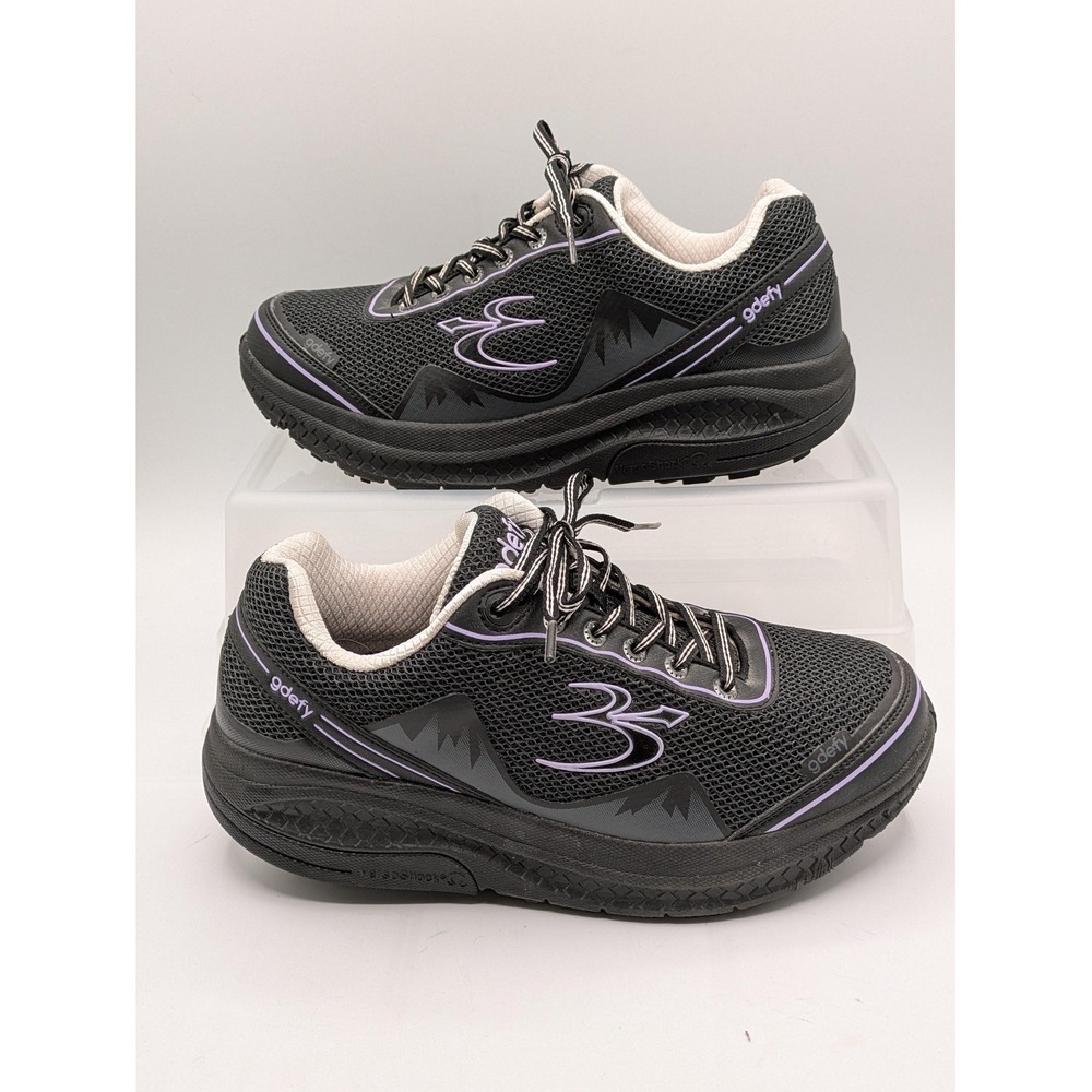 Gravity Defyer G-Defy Shoes Womens Size 8.5 Black Mesh Comfort Walking Sneakers